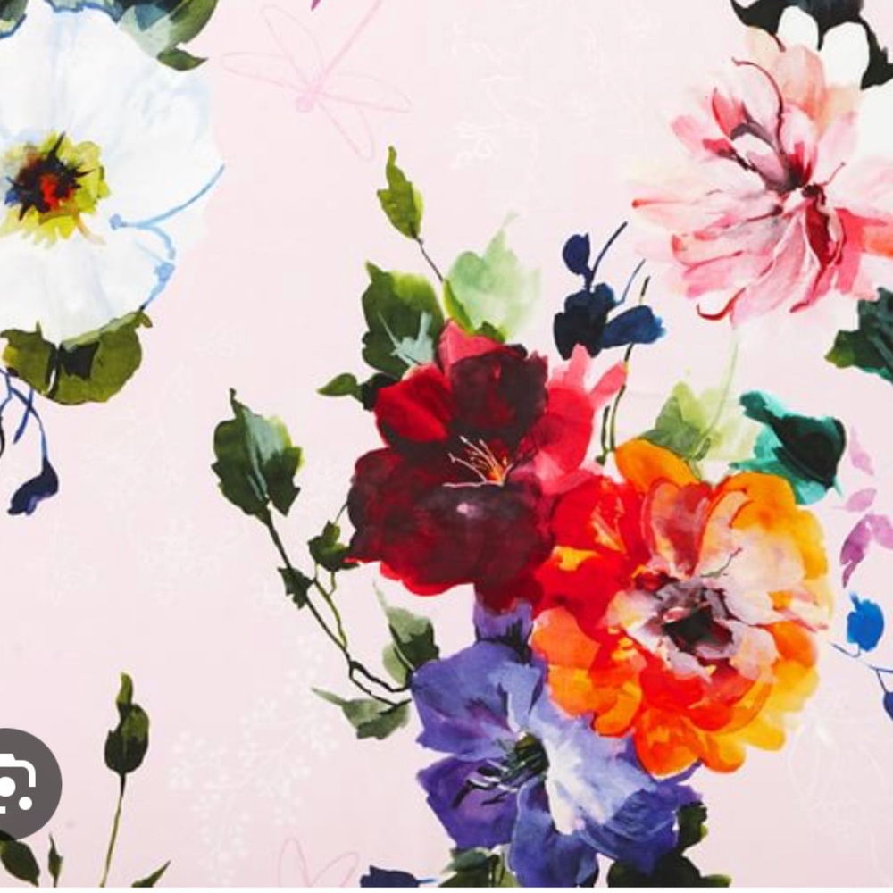 Hannah Floral Organic Fitted Crib Sheet